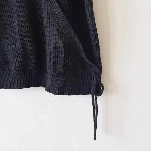 Vici BEVAN SURPLICE KNIT TANK Black L NWT - Picture 6 of 7